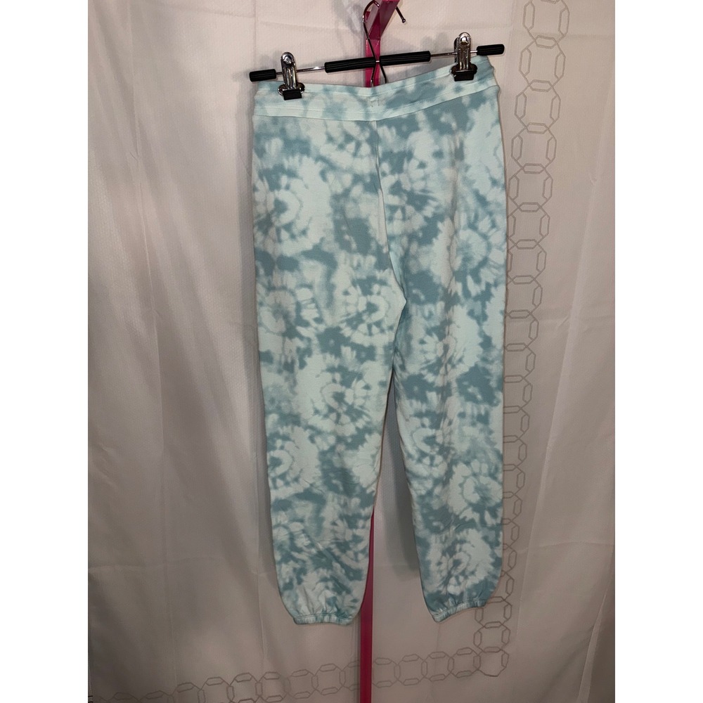 Athleta Girl Tie‎ Dye Joggers Sweatpants Kids XL 14 Blue White Activewear - Picture 3 of 6
